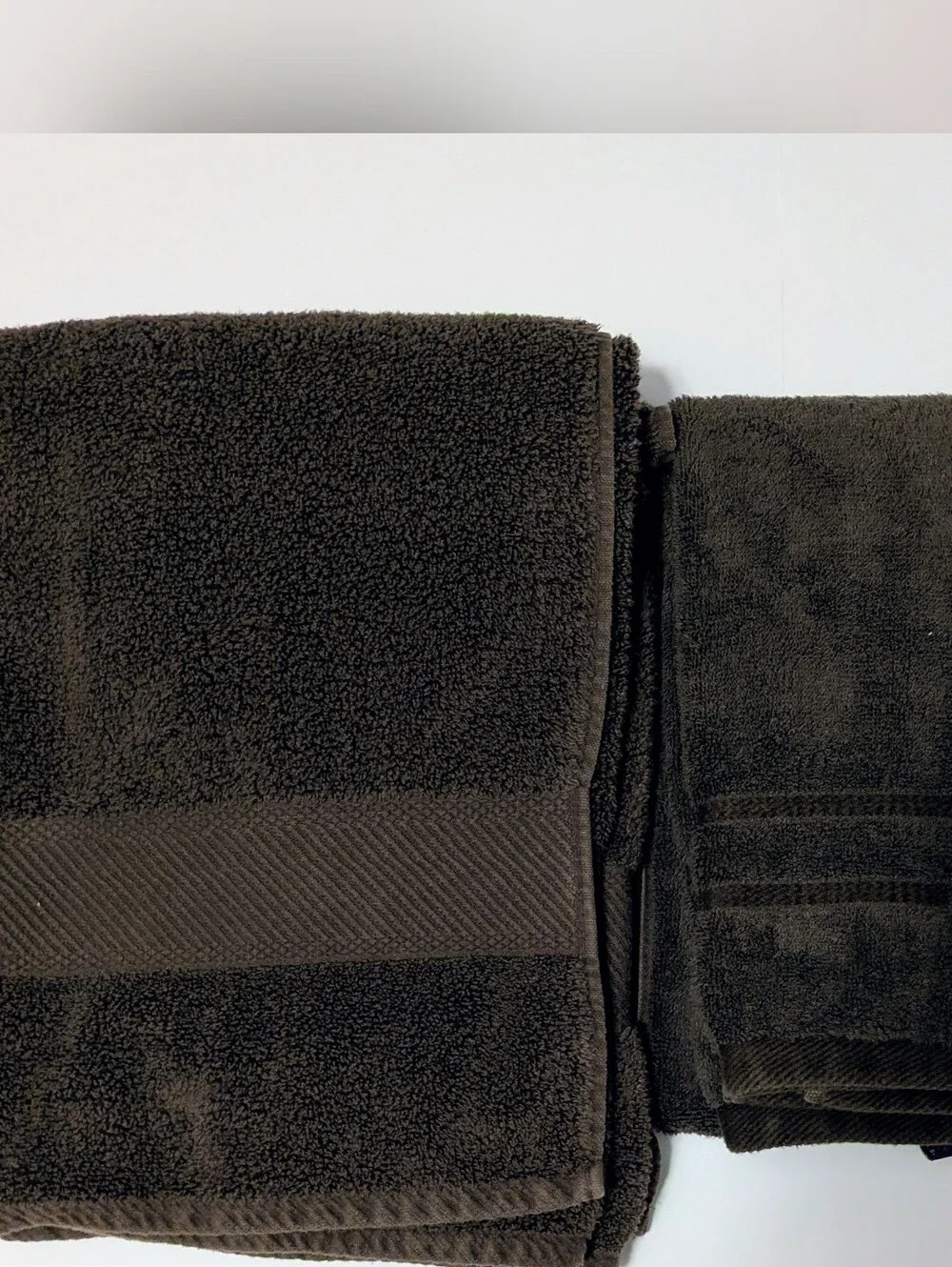 Nautica & Royal Velvet Towels Brown Plush Set 1 Bath 1 Beach